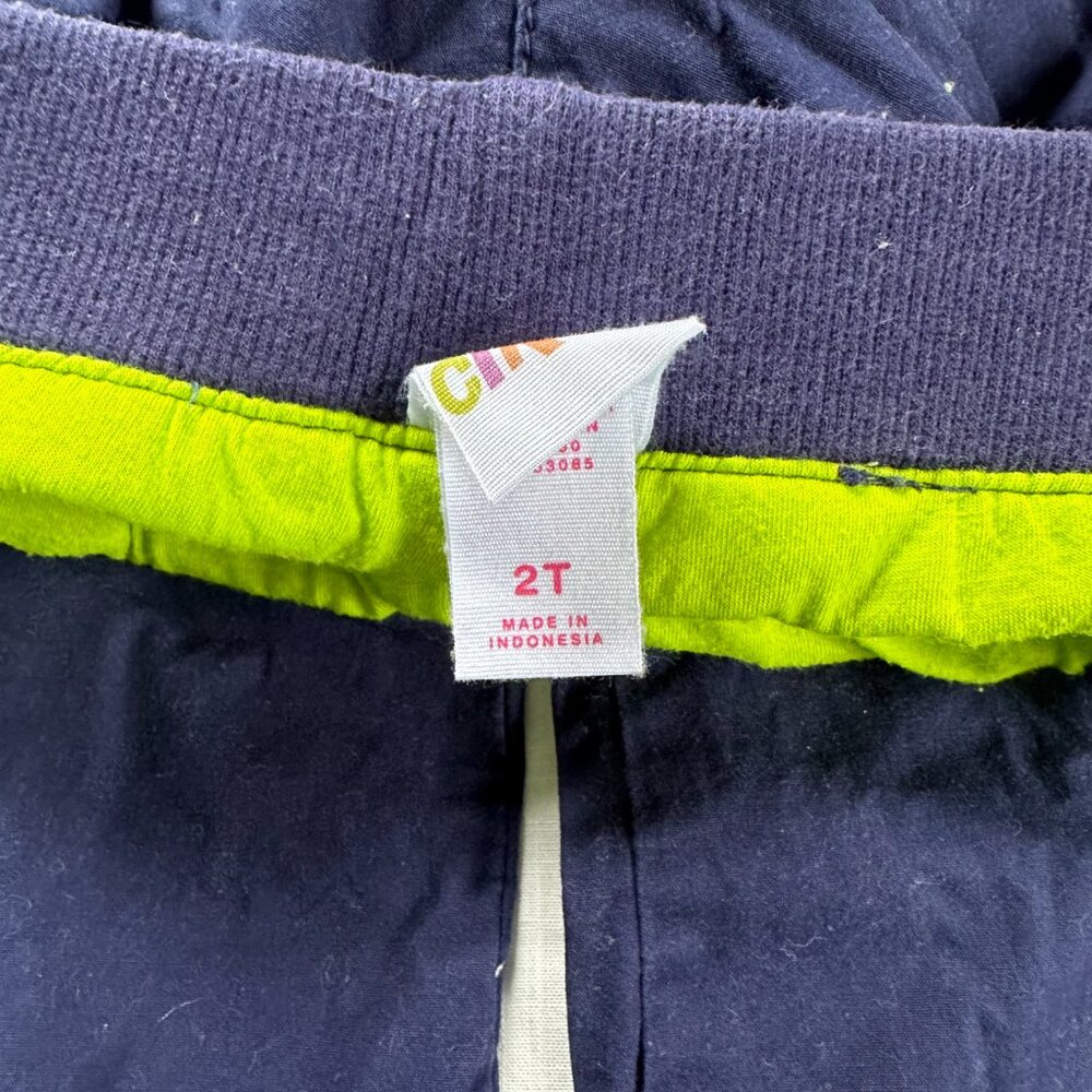 EUC Carter's Navy Blue Toddler Pull On Khaki Pants Sz 2T - Picture 2 of 4